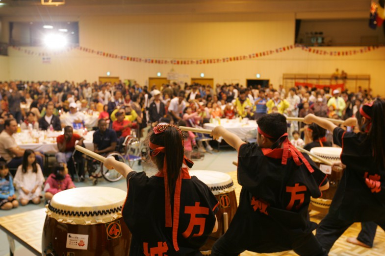 Dance of the Japanese drum